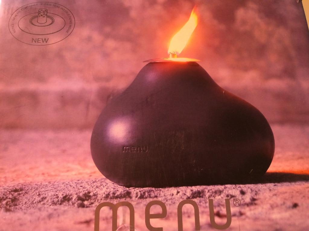 NIEUWE „" biologische "” zwarte terracotta olielamp”, Tuin en Terras, Ophalen, Nieuw, Overige materialen, Vloerlamp