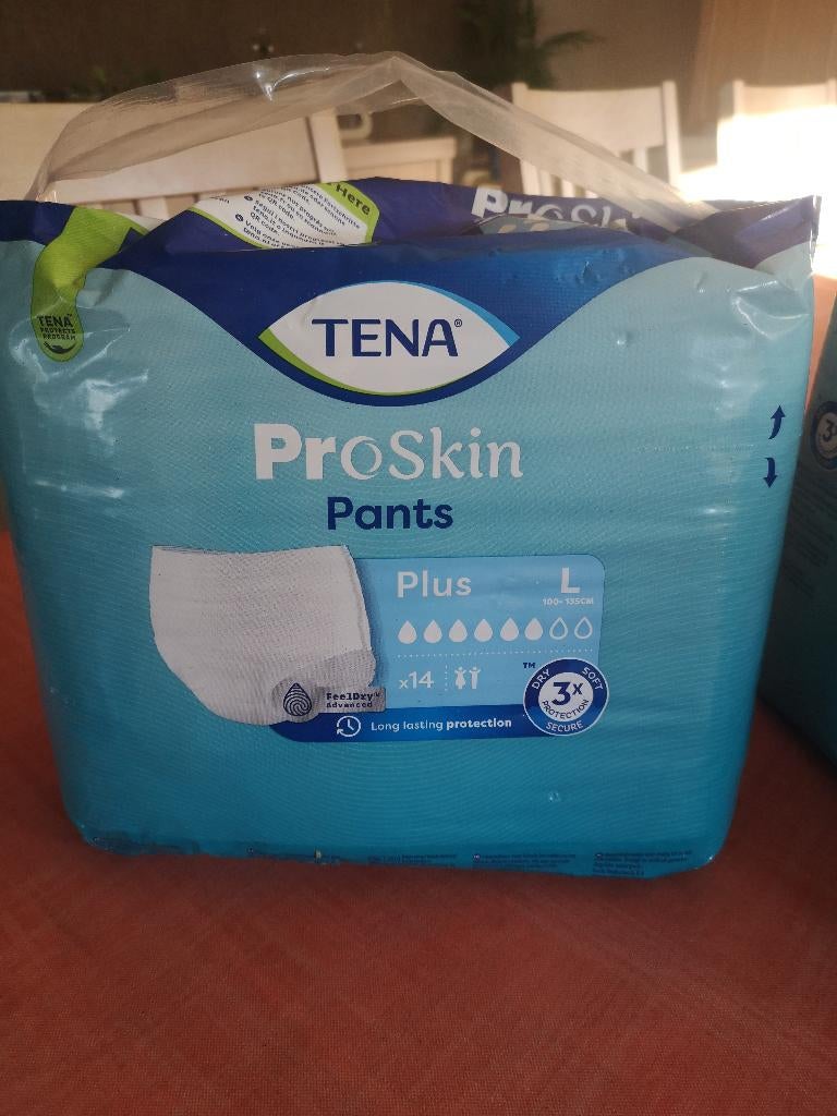 3 pakken met 14 stuks Pamper broeken Tena Proskin Plus L, Diversen, Verpleegmiddelen, Ophalen of Verzenden