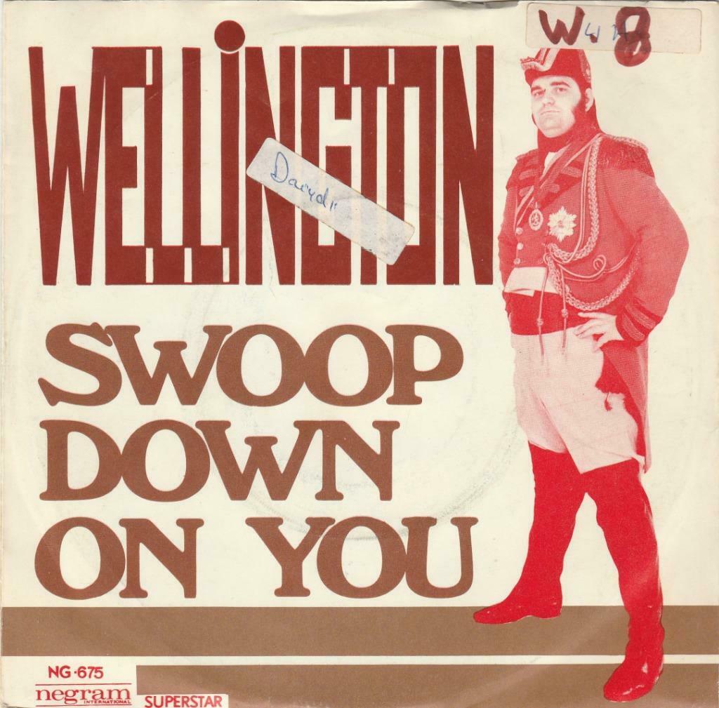 45T: Wellington: Swoop down on you, Ophalen of Verzenden, 7 inch, Rock en Metal, Single