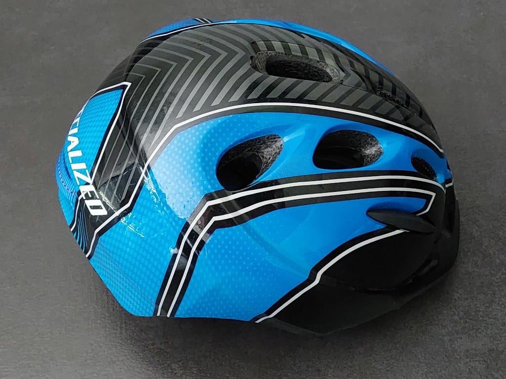 Casque de vélo bleu pour enfants Specialized (50-55 cm), Vélos & Vélomoteurs, Specialized, Garçon ou Fille, Comme neuf, Enlèvement