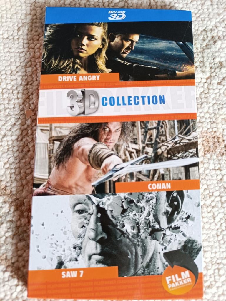 3D Collection : Drive angry - Conan - Saw 7, Enlèvement ou Envoi
