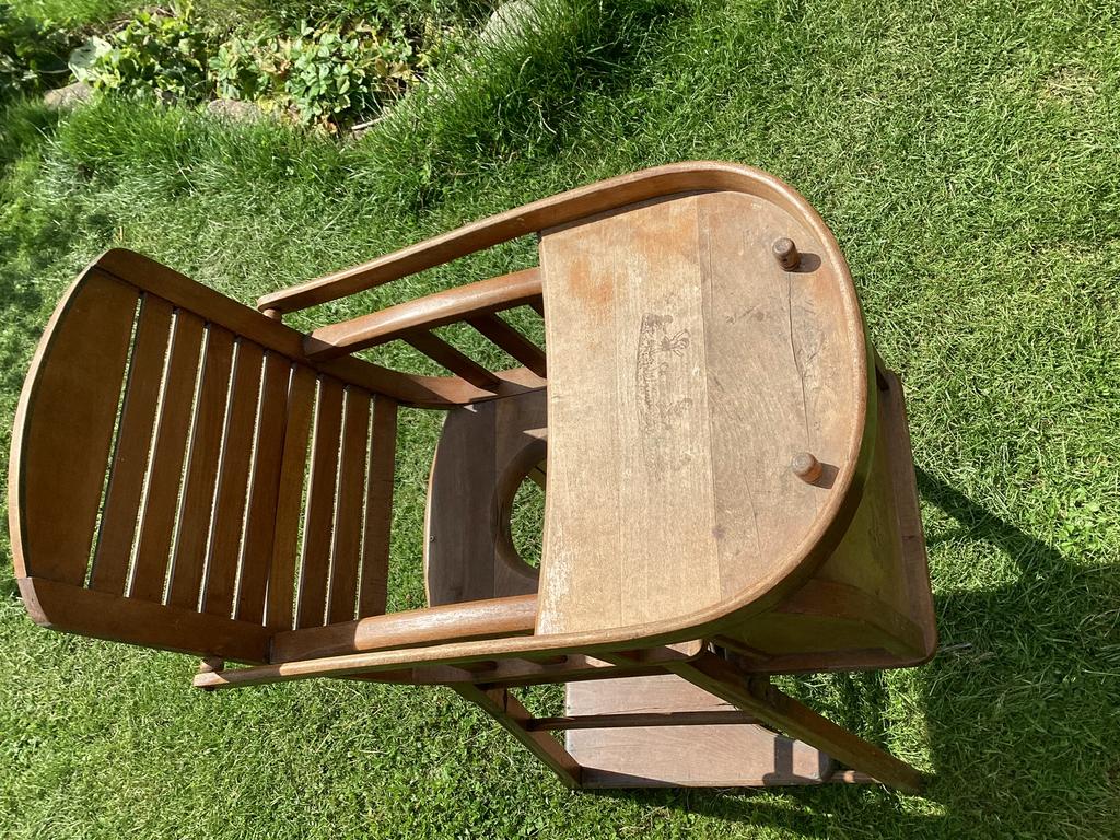 Ancienne Chaise haute bébé Tork, Jardin & Terrasse, Enlèvement ou Envoi, Utilisé