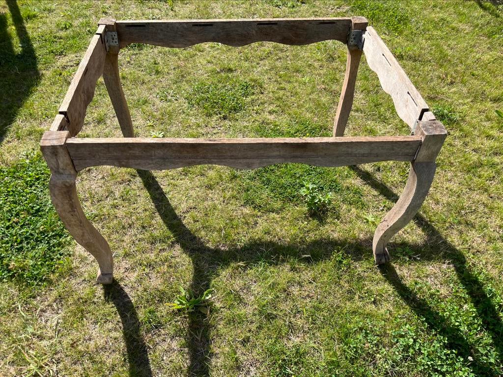 Onderstel vintage houten tafel, Ophalen, Gebruikt, Rechthoekig, Hout