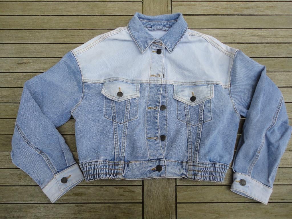 Jeansjas .Object (maat XS), Kleding | Dames, Jassen | Zomer, Zo goed als nieuw, Maat 34 (XS) of kleiner, Blauw, Ophalen of Verzenden