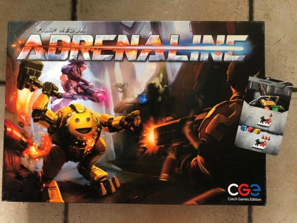 ADRENALINE - geweldig strategiespel + promokaart, Ophalen of Verzenden