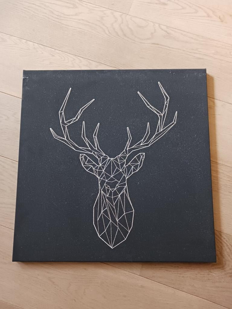 Hert - wanddecoratie, Huis en Inrichting, Ophalen, Gebruikt