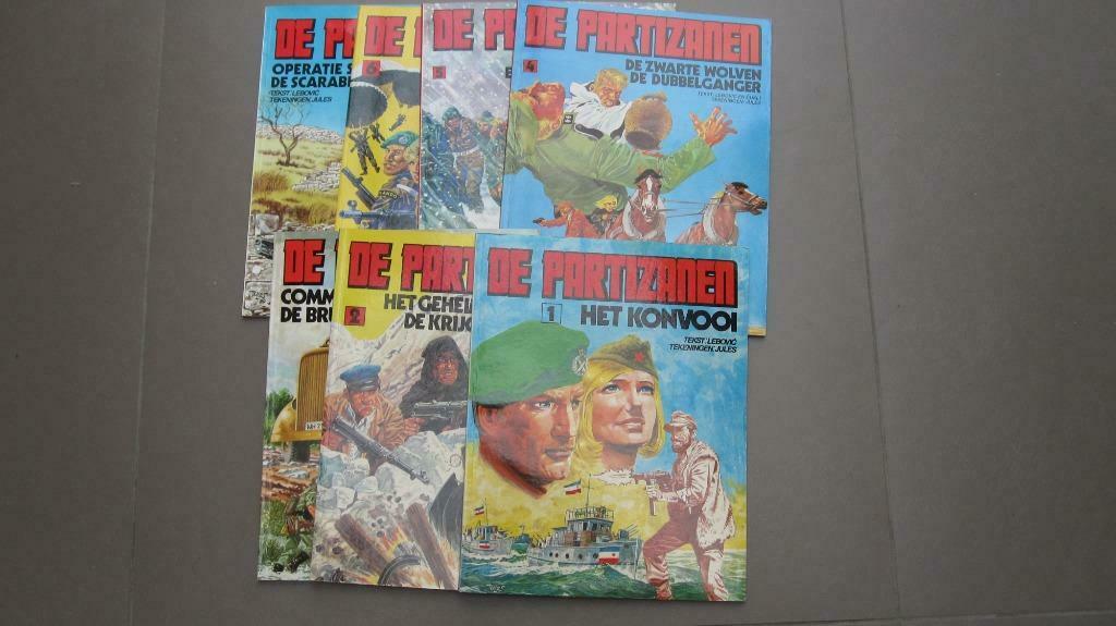 De Partizanen (Jules) reeks 1 tem 7, Boeken, Complete serie of reeks, Ophalen of Verzenden, Zo goed als nieuw, Jules