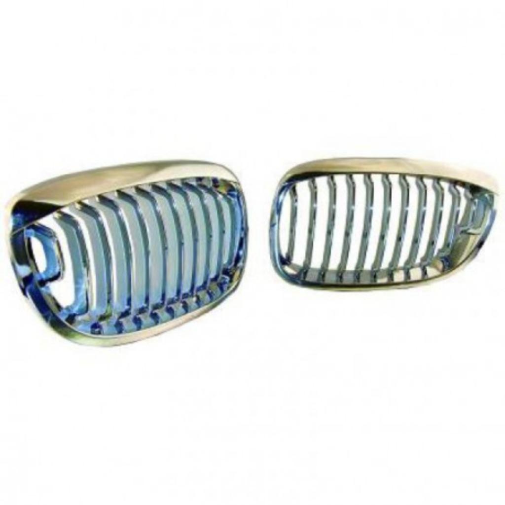SET CALANDRE CHROME - GRILLE BMW E46 (03-07), Auto diversen, Tuning en Styling, Ophalen of Verzenden