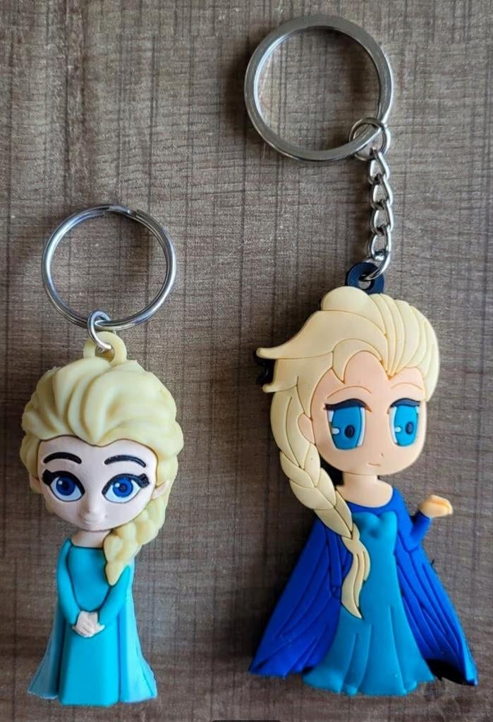 Frozen: 2 sleutelhangers, Ophalen of Verzenden, Overige figuren, Zo goed als nieuw, Overige typen