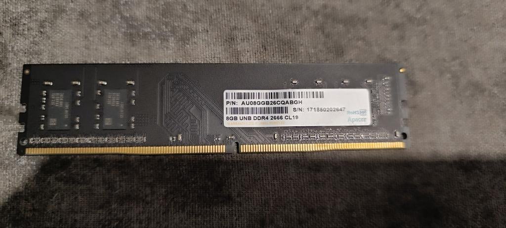 Ddr4 8gb 2666mhz apacer, Enlèvement ou Envoi, DDR4