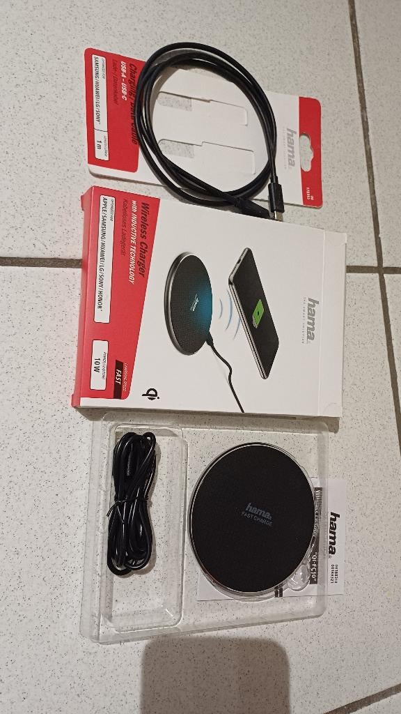 Chargeur sans fil  et cable usb, Télécoms, Téléphonie mobile | Chargeurs pour téléphone, Neuf, Enlèvement ou Envoi