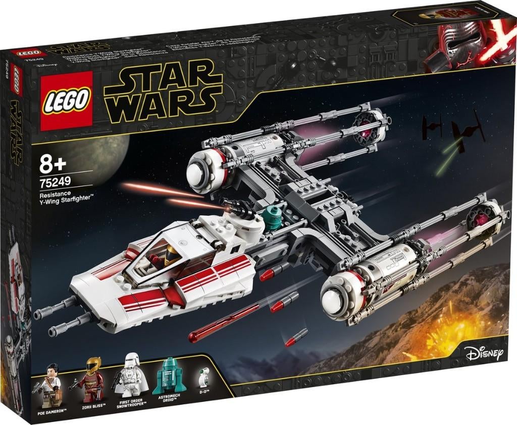 Lego Star Wars Resistance Y-Wing Starfighter - 75249, Ophalen of Verzenden, Zo goed als nieuw, Complete set, Lego
