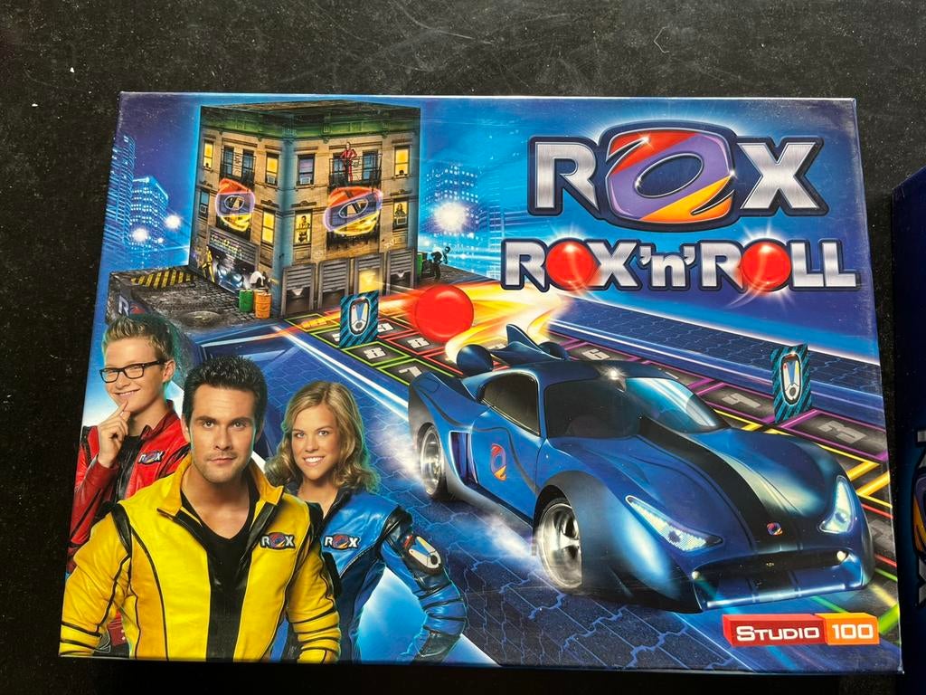 Rox Rox’n’Roll gezelschapsspel, Hobby en Vrije tijd, Drie of vier spelers, Ophalen of Verzenden, Gebruikt, Studio 100