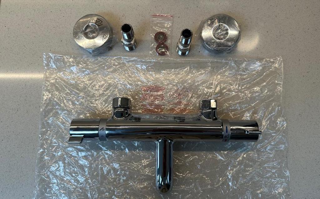 Hansgrohe Ecostat Comfort 13114000 opbouw bad/douche kraan, Bricolage & Construction, Sanitaire, Comme neuf, Baignoire, Chrome