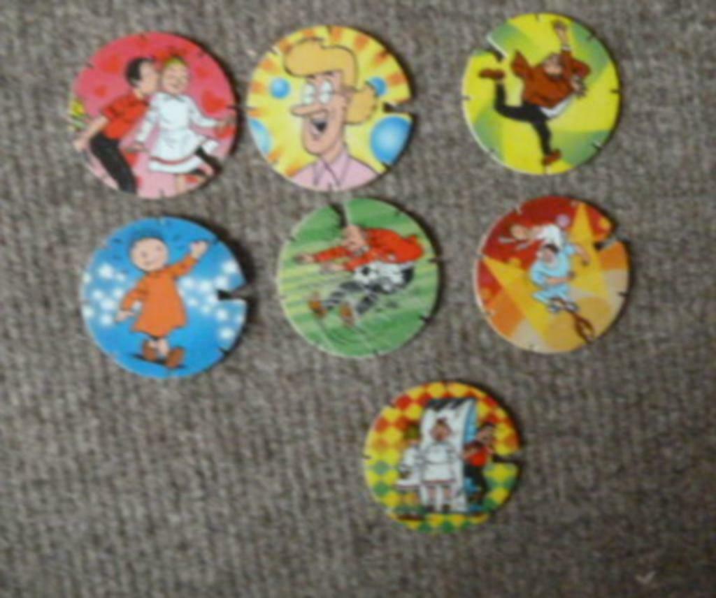 7 verschillende flippo 's SUSKE EN WISKE / BOB ET BOBETTE, Verzamelen, Flippo's, Losse flippo's, Strip, Ophalen of Verzenden