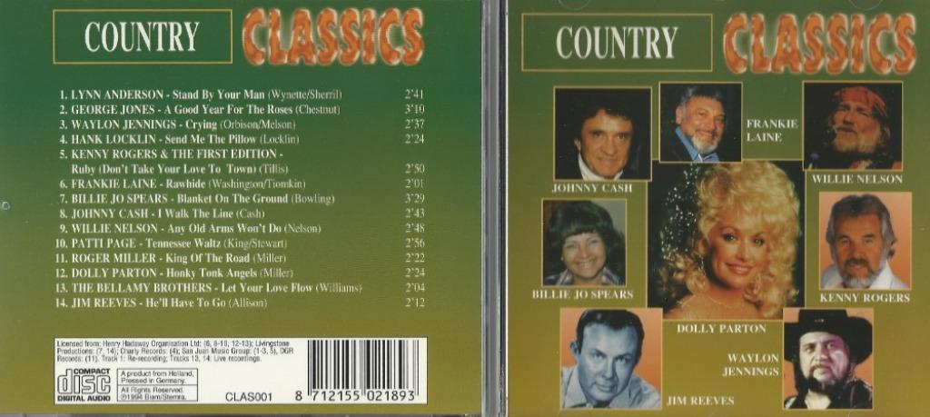 CD * COUNTRY CLASSICS, Ophalen of Verzenden, Zo goed als nieuw