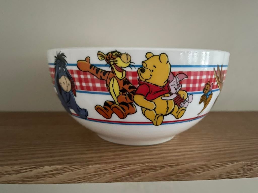 Vintage Kom Winnie The Pooh Disney Arcopal, Ophalen of Verzenden, Gebruikt, Overige stijlen, Kom(men)