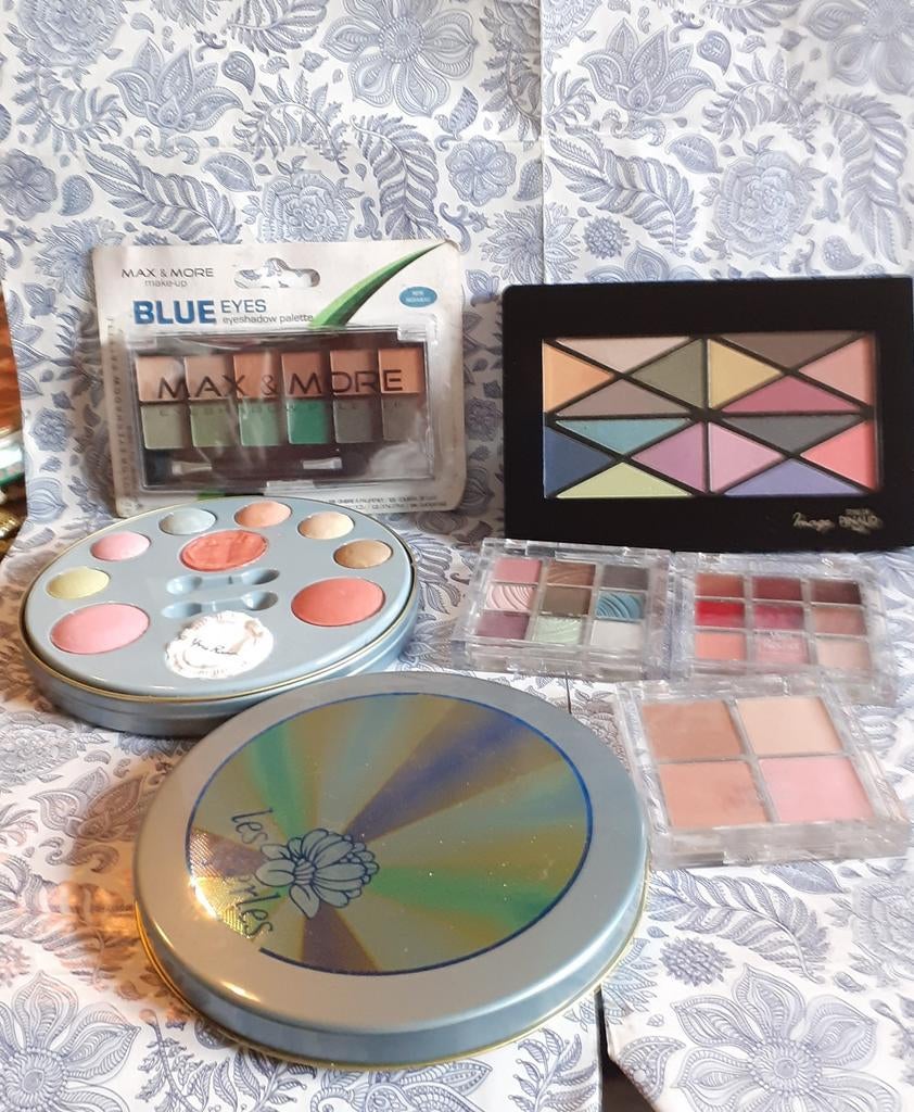 Lot fard à paupières joue et rouge à lèvres non utilisé, Handtassen en Accessoires, Ophalen of Verzenden, Nieuw, Rood, Lippen