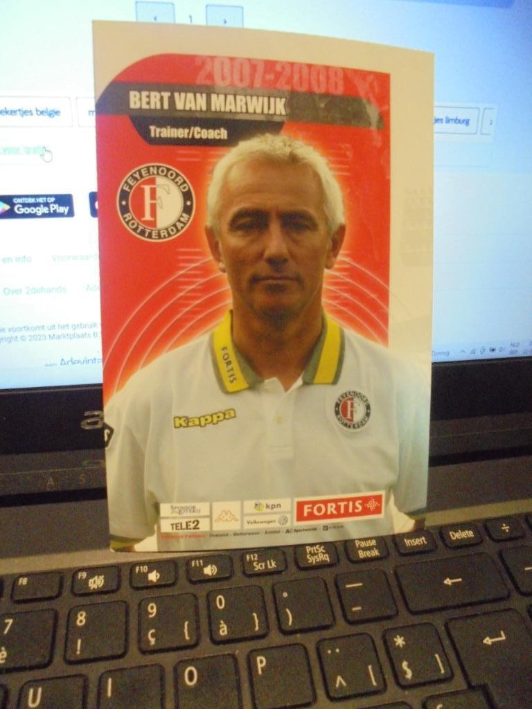 Bert Van Marwijk, Verzamelen, Ophalen of Verzenden, Zo goed als nieuw, Poster, Plaatje of Sticker