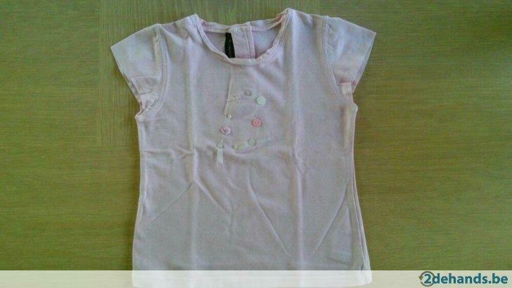 T-shirt Burberry 4 ans, Enlèvement ou Envoi, Utilisé, Fille, Chemise ou À manches longues