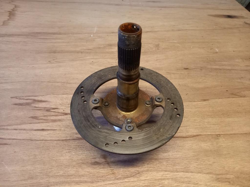 DUCATI 916-748-996-998 ACHTERAS MET REMSCHIJF, Motoren, Ophalen of Verzenden