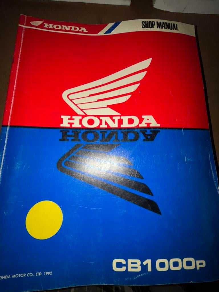 Workshopmanual Honda CB1000 P in engels!, Motoren, Ophalen of Verzenden, Honda