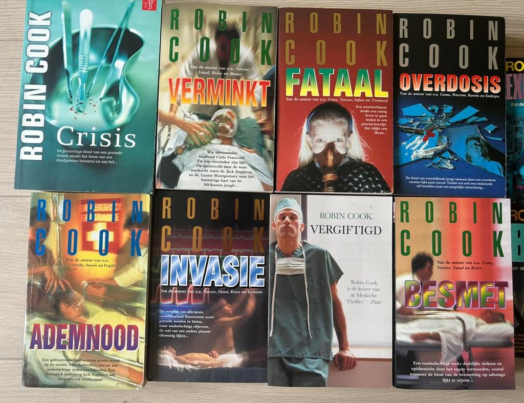 Robin Cook - Medische thrillers, Boeken, Ophalen of Verzenden, Gelezen, Cook, Amerika