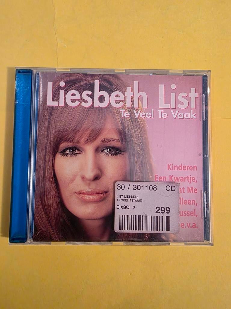 Liesbeth List - te veel te vaak, Enlèvement ou Envoi, Comme neuf