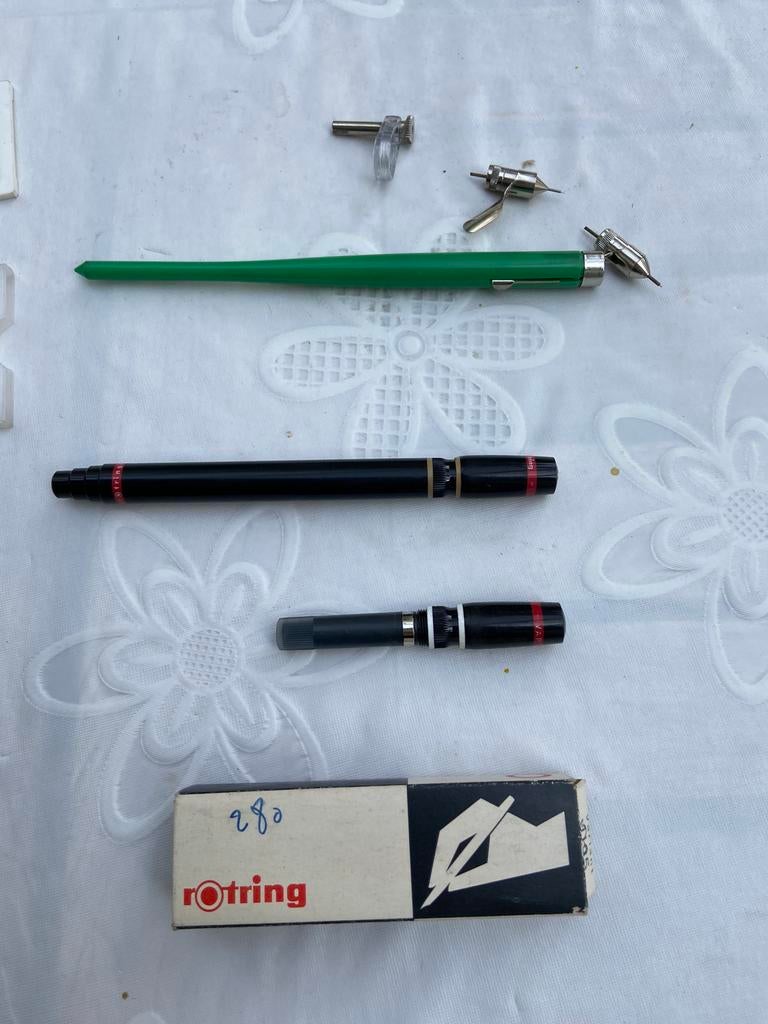 Set de stylos de calligraphie ROTHERING, Enlèvement ou Envoi, Comme neuf, Ensemble de stylos
