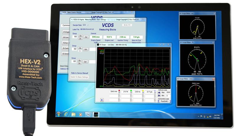 VAGCOM VCDS 25.3 2025 +  HEXv2 USB OBD2 VCI kabel FULL, Auto diversen, Onderhoudsmiddelen, Ophalen of Verzenden