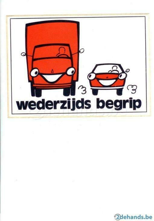 sticker wederzijds begrip, Verzamelen, Overige Verzamelen, Nieuw