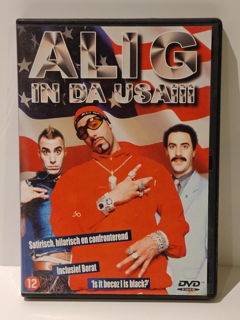 Ali G in da USAiii Sacha Baron Cohen Satirische Comedy Borat, Cd's en Dvd's, Dvd's | Komedie, Zo goed als nieuw, Overige genres