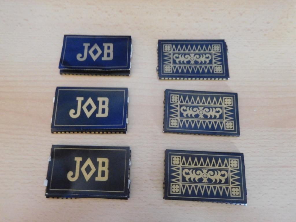 6 carnets vides papier à cigarette Ancien JOB, Enlèvement ou Envoi, Utilisé, Boite à tabac ou Emballage