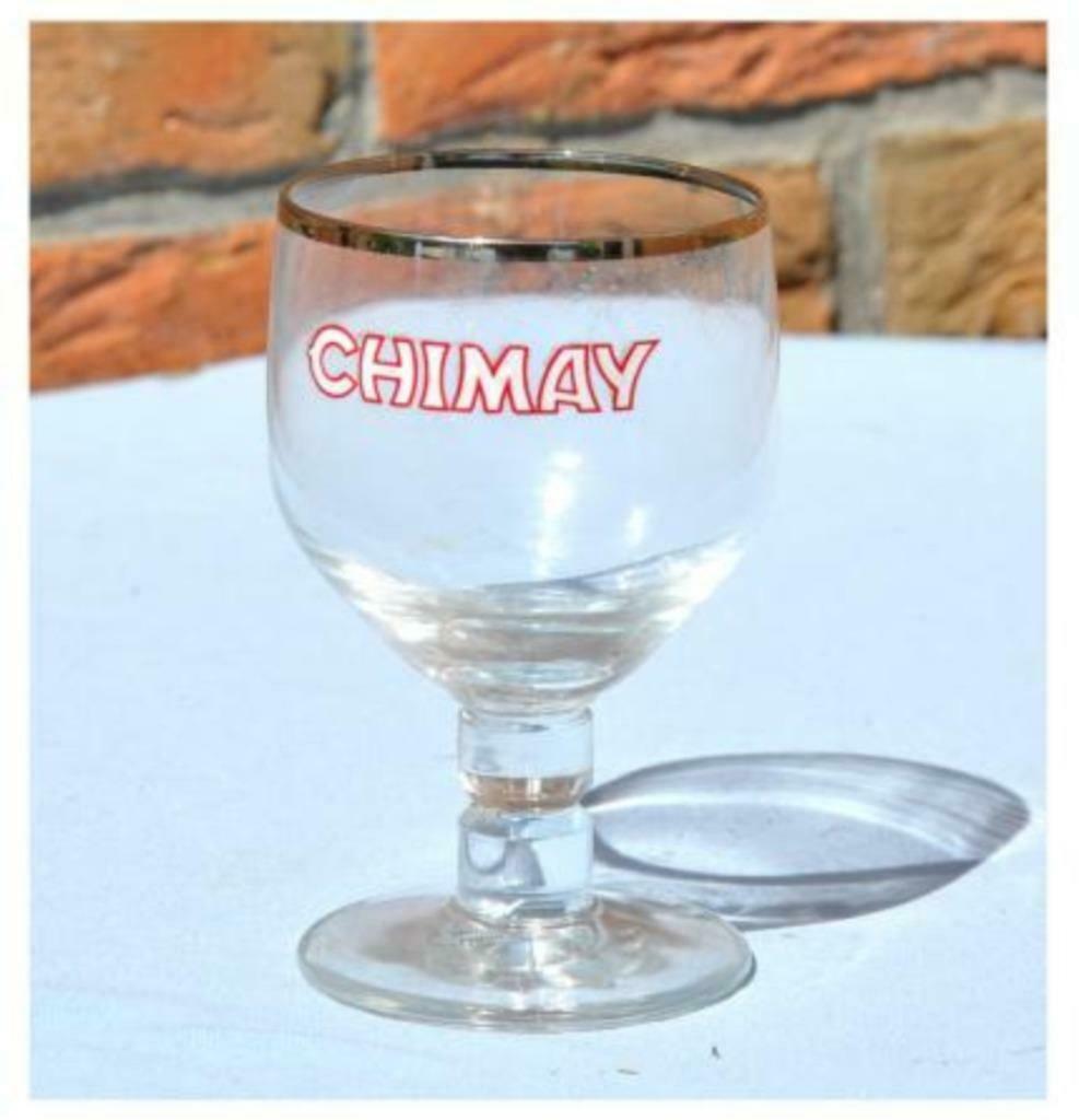 §verre galopin chimay bord argent, Enlèvement ou Envoi, Comme neuf, Verre à bière