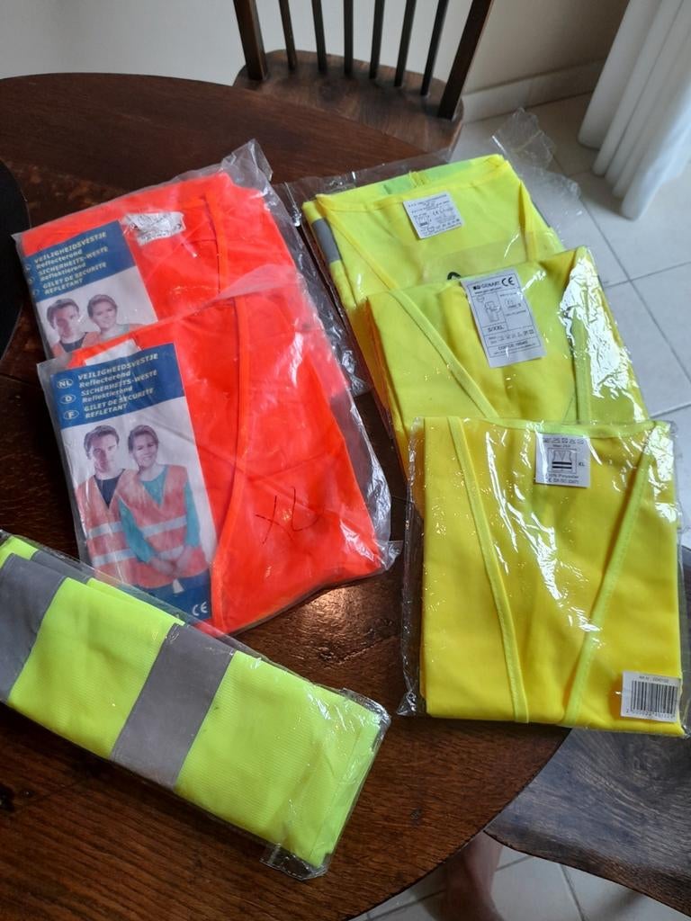 Fluo veiligheidsvest maat XL nieuw, Ophalen, Nieuw