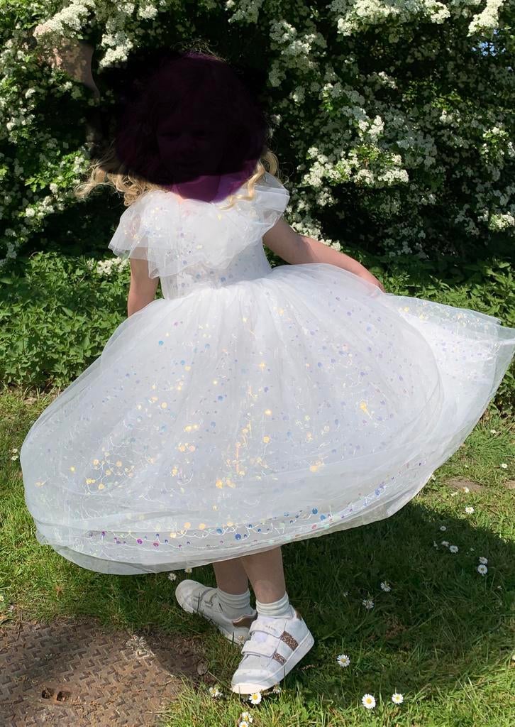 Jurk lentefeest of communie, Kinderen en Baby's, Ophalen, Meisje, Zo goed als nieuw, Jurk of Rok