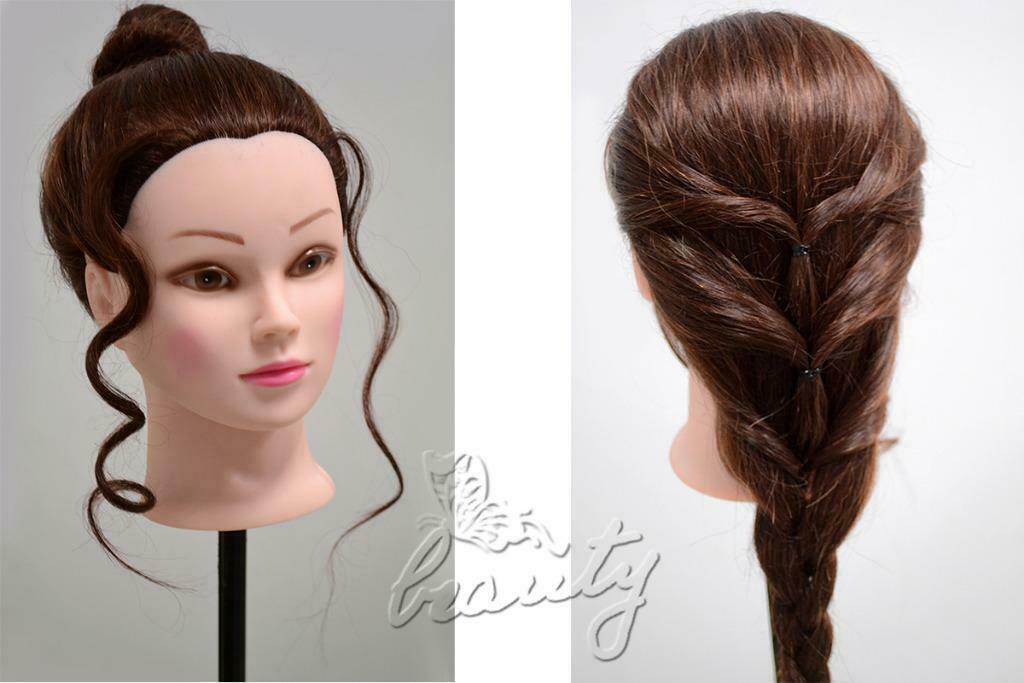 Nieuw Oefenhoofd/Kappershoofd/Trainingshoofd 90% Echt Haar!, Handtassen en Accessoires, Uiterlijk | Haarverzorging, Ophalen of Verzenden
