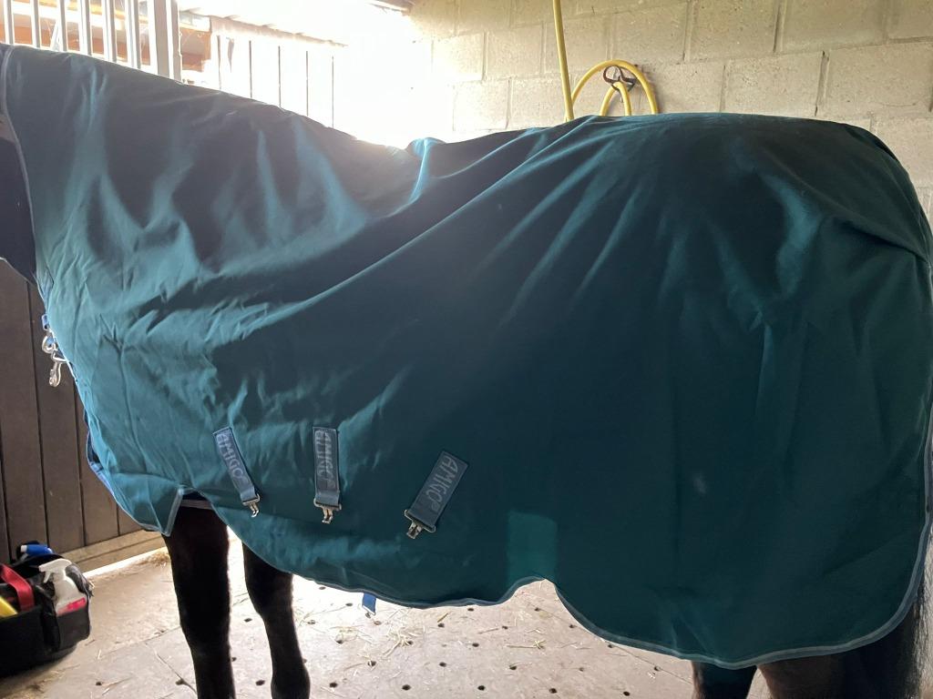Amigo Bravo 12 Wug Heavy in storm green 140/190, Ophalen of Verzenden, Zo goed als nieuw, Deken