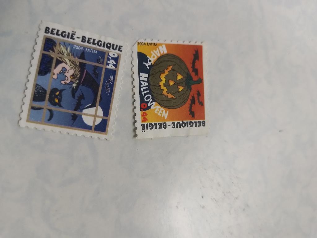 Ongestempelde postzegel belgie halloween, Ophalen of Verzenden