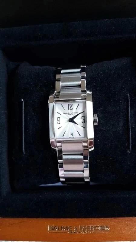 Baume & Mercier Diamant 65488 horloge van saffierstaal, Staal, Staal, Polshorloge, Zo goed als nieuw