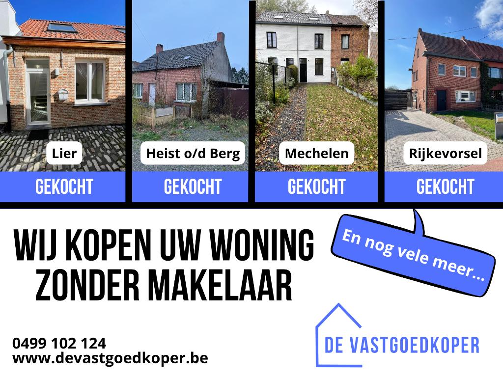 Wij kopen uw woning zonder makelaar, Antwerpen, Verkoop zonder makelaar, Provincie Antwerpen