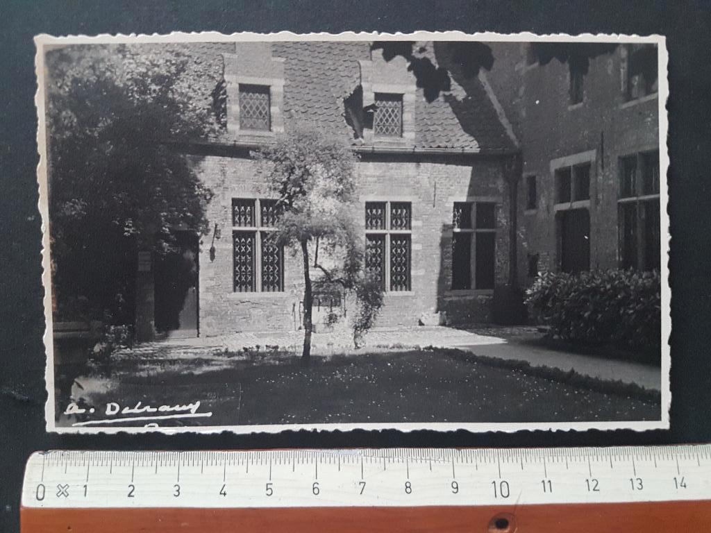 Fotokaart Anderlecht Erasmushuis, Collections, Cartes postales | Belgique, Enlèvement ou Envoi, 1920 à 1940, Non affranchie, Bruxelles (Capitale)