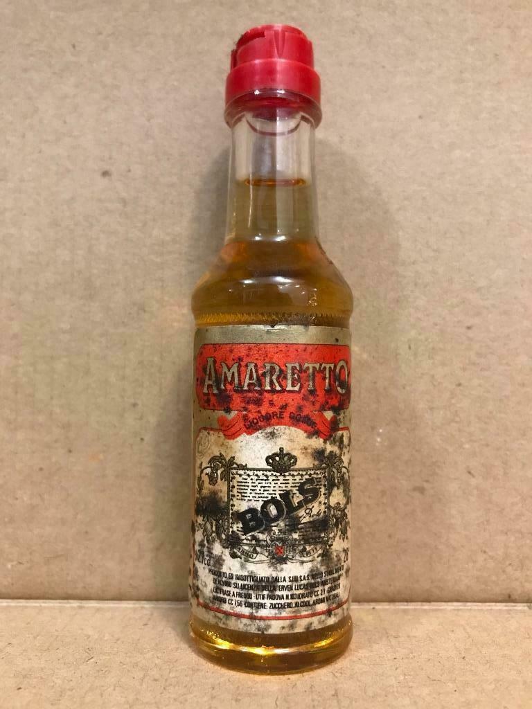 AMARETTO Bols - Alcoholmonster - 27 cc - 28°, Gebruikt, Overige gebieden, Overige typen, Ophalen of Verzenden