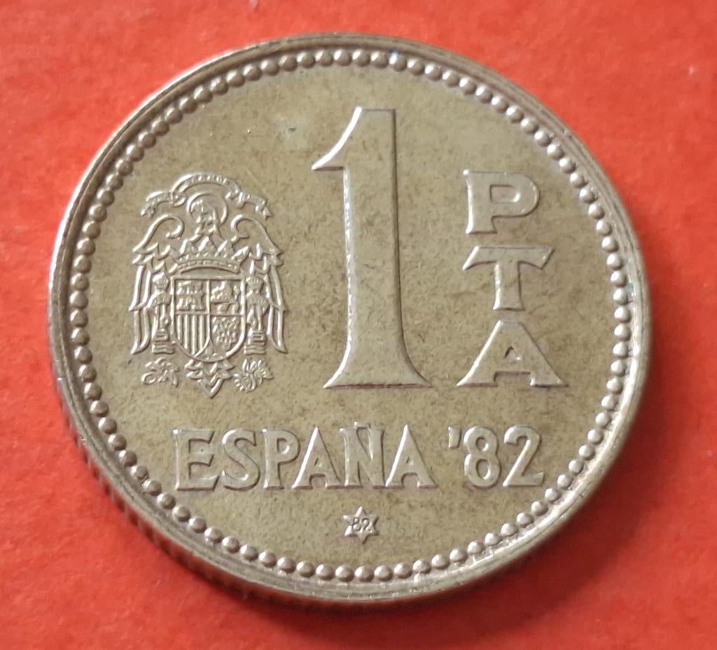 Spaanse munt - 1 peseta - 1980 (*82), Postzegels en Munten, Verzenden, Overige landen, Losse munt