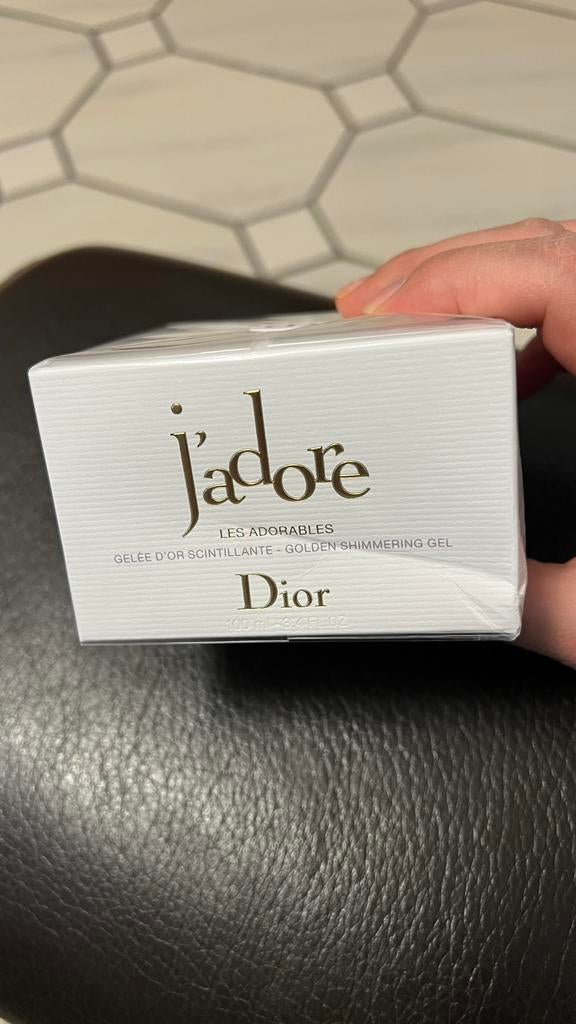 De schattige sprankelende goudgelei van Dior J'adore Les, Ophalen, Zo goed als nieuw