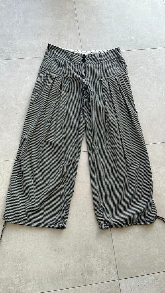 Gestreepte broek Didi 40, Kleding | Dames, Maat 38/40 (M), Blauw, Didi, Ophalen of Verzenden