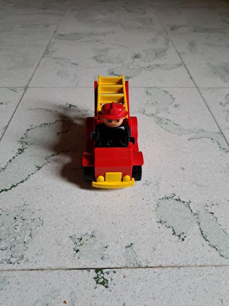 Le camion de pompiers Lego Duplo 2611, Enlèvement, Utilisé, Ensemble complet, Duplo