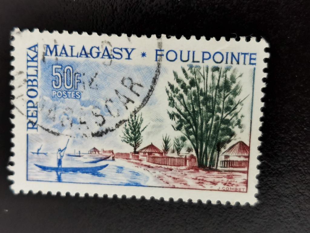 Madagascar 1962 - village côtier de Foulpointe, Enlèvement ou Envoi, Autres pays, Affranchi