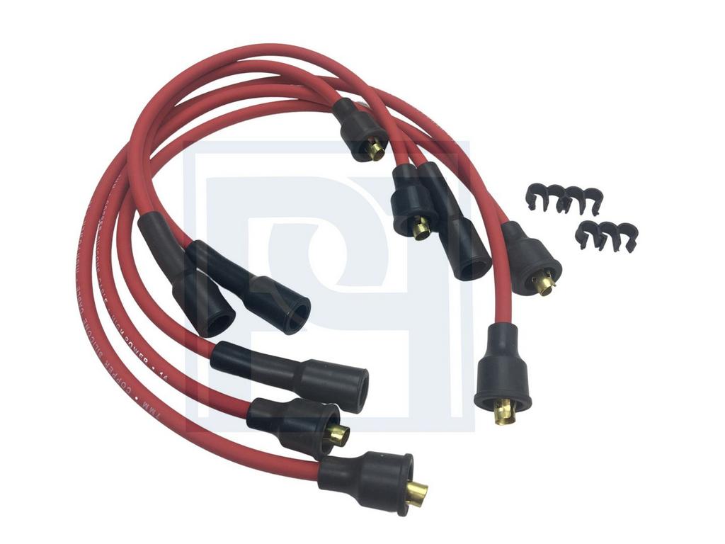 Volvo Bougiekabelset rood B16+B18+B20 silicon rubber incl bo, Enlèvement ou Envoi, Neuf, Volvo