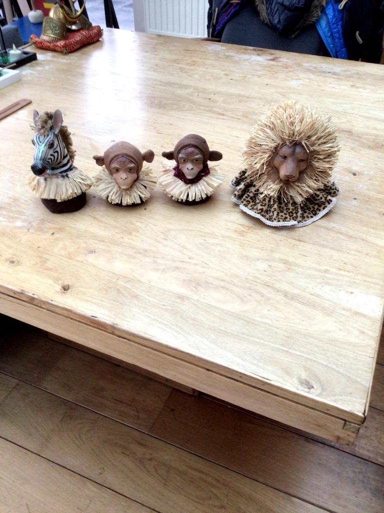 houten decoratie safari dieren, Enlèvement ou Envoi